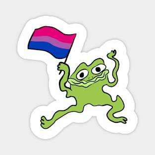 Bisexual Pride Froggy Magnet