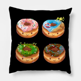 Donut Destinations Pillow