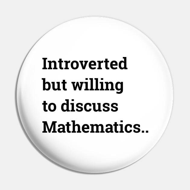 Introverted but willing to discuss Mathematics ... Pin by wanungara