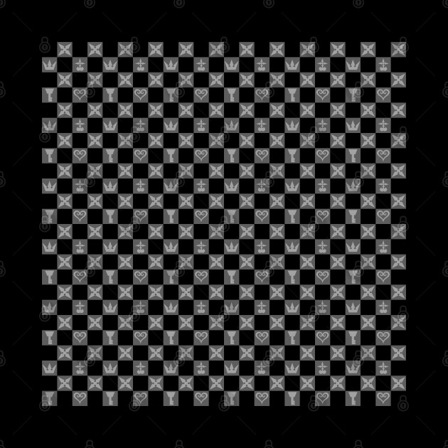 KH Checker Pattern - Kingdom Hearts - Phone Case