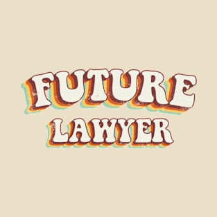 Future Lawyer - Groovy Retro 70s Style T-Shirt