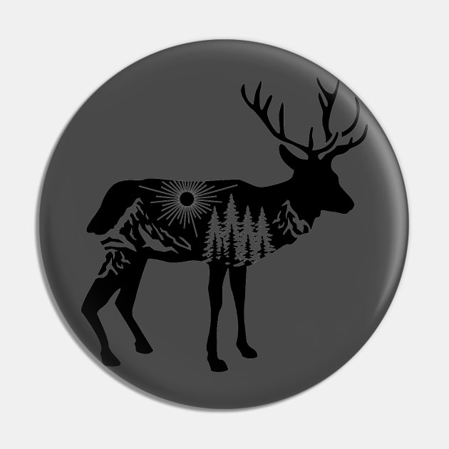 Reindeer Pin by Designs by Katie Leigh