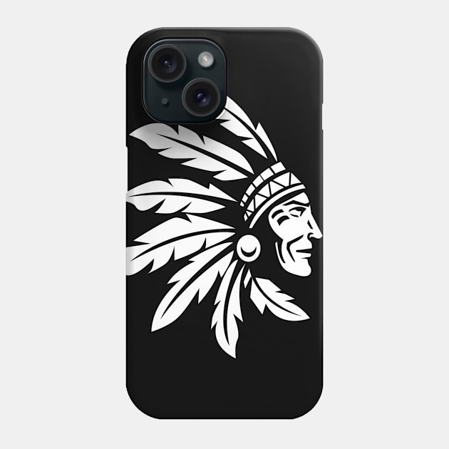 Indian Old man Logo Phone Case by chacuy