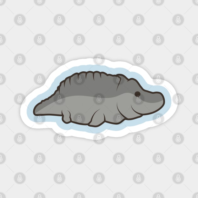 Cute Crocodile Magnet by crissbahari