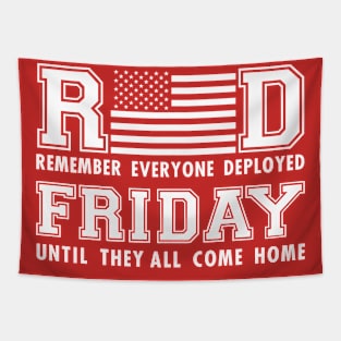 Red Friday Tapestry