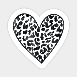 Leopard Heart Magnet