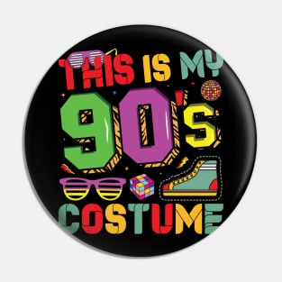 This Is My 90s Costume 1990s Retro Vintage 90s Party Lovers Pin