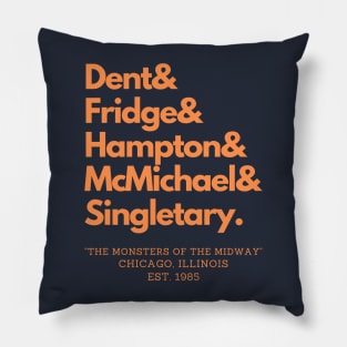 Chicago's Monsters of the Midway Pillow