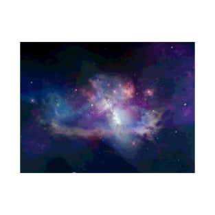 watercolor galaxy 4 T-Shirt