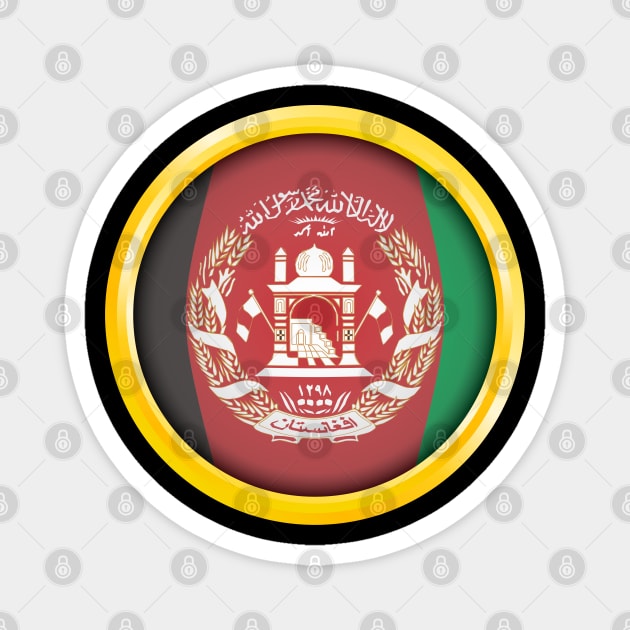 Country Flag of Afghanistan Magnet by BADAISENJA