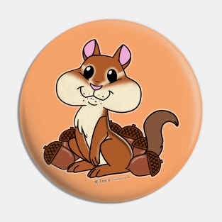 Cheeky Chipmunk - Original (Bigger) Pin