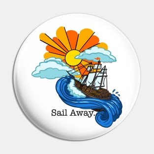 Sail Away Pin