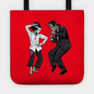 Pulp Frankenstein Halloween Tote