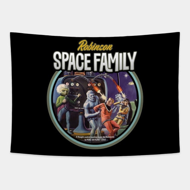 1960s Space Family Tapestry by Trazzo