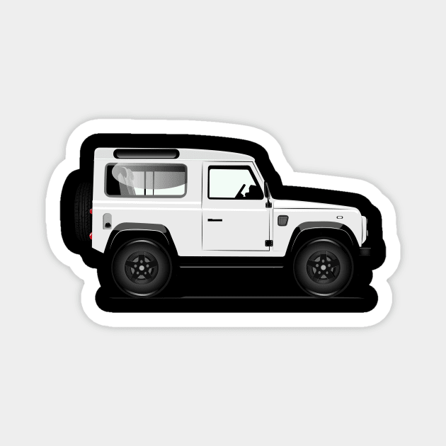 Rover Jeep T-Shirt Magnet by mrsticky