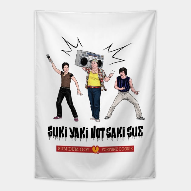 Suki Yaki Hot Saki Sue Tapestry by PreservedDragons