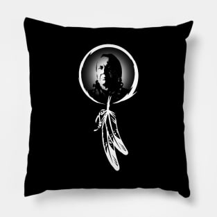 Wanbli Ohitika (Russell Means - Oglala Warrior) Pillow