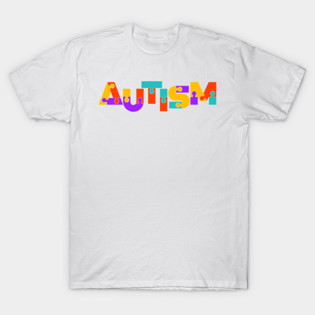 World Autism Awareness Day Colorful Block Letter Cool Support Family Friends Pride Woman T Shirt Teepublic