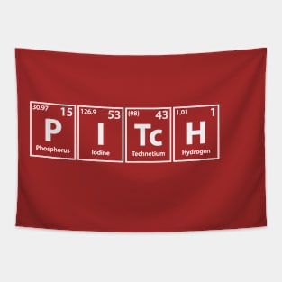 Pitch (P-I-Tc-H) Periodic Elements Spelling Tapestry