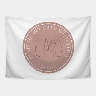 is my heart safe with you? Forever - first kill - lesbian vampires Tapestry