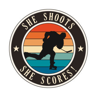 She Shoots She Scores T-Shirt