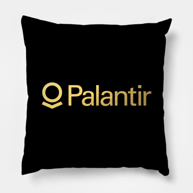 Palantir Company Pillow by postlycod