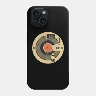 45 Record Adapter (Distressed) Phone Case