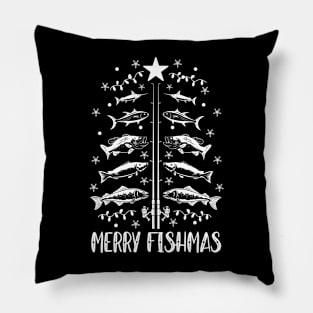 Merry Fishmas Pillow