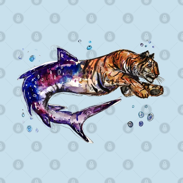 Tiger Shark by aquabun