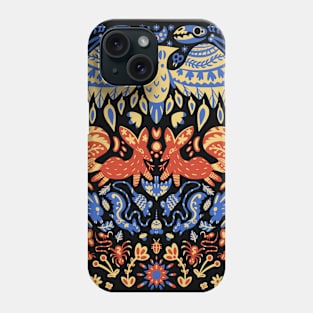 Boho European Folk Art Animal Pattern Phone Case