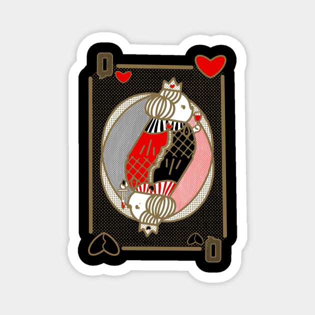 Heart & Dagger Magnet by Fluffymafi