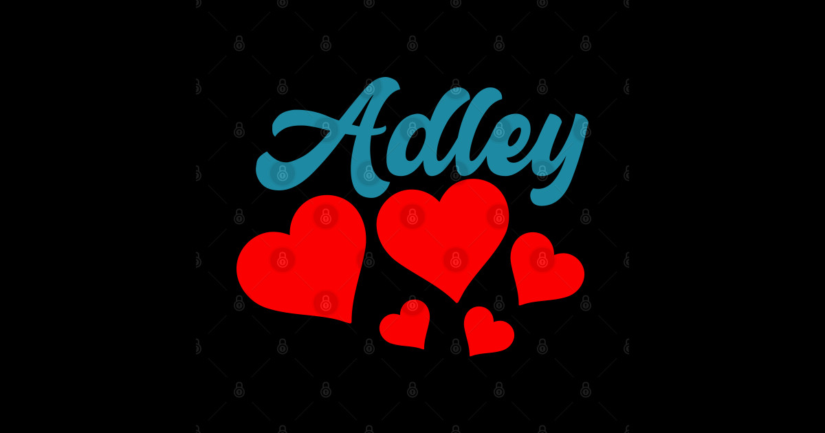Girls Name Adley Adley Sticker TeePublic
