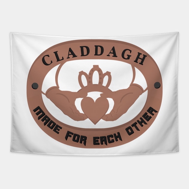 Claddagh Made for each other Tapestry by Smriti_artwork