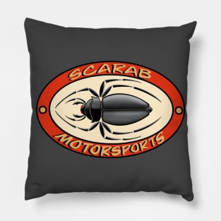 Scarab Motorsports Beetle Logo Pillow