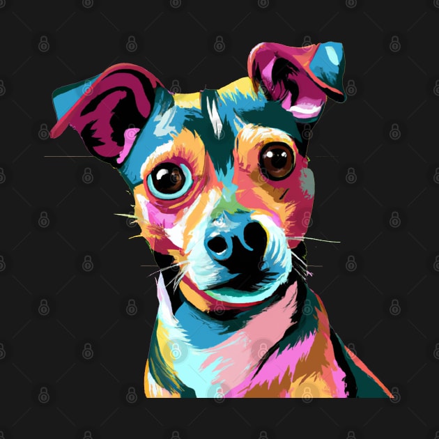 Rat Terrier Pop Art - Dog Lover Gifts by PawPopArt