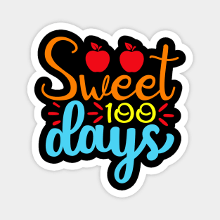 100 Sweet Days Of School Magnet