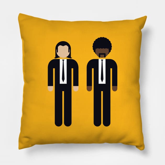 Vincent & Jules 01 Pillow by viktorhertz