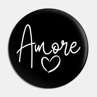 Amore ( Love ) Italian Valentine's Day Gift Pin