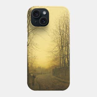 Late Autumn by John Atkinson Grimshaw Phone Case