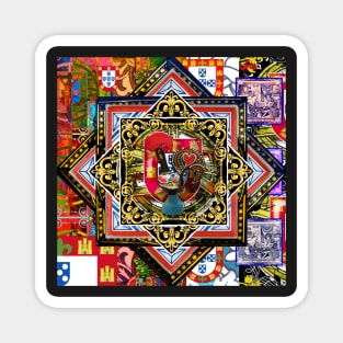 Portuguese folk art Magnet