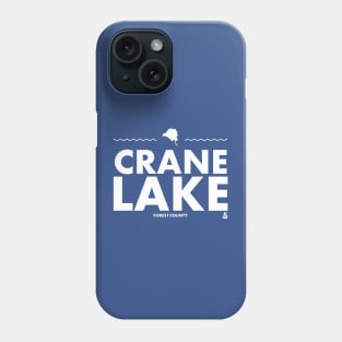 Forest County, Wisconsin - Crane Lake Phone Case