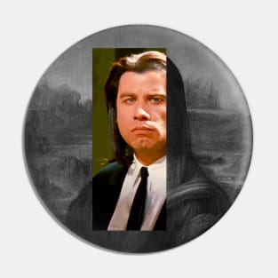 John Travolta Mona Lisa Pin