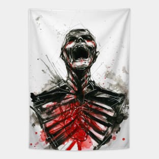 Zombie heart Tapestry