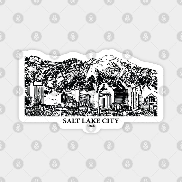 Salt Lake City - Utah Magnet by Lakeric
