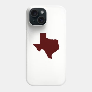 Maroon Texas Phone Case