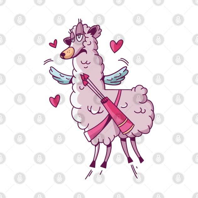 Valentine LLama by LR_Collections