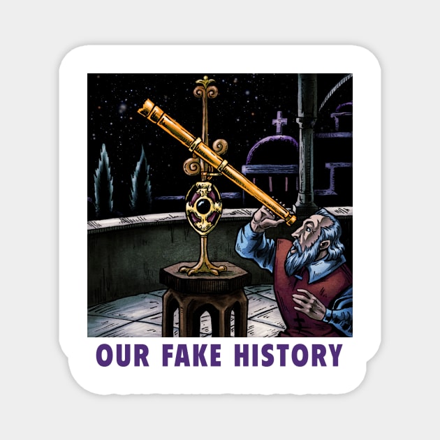 Galileo T-Shirt Magnet by Our Fake History