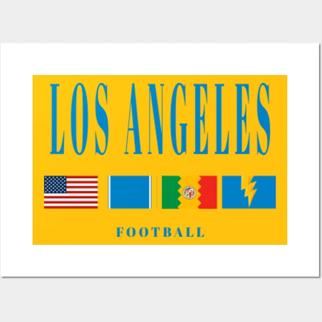 Los Angeles Chargers flag color codes