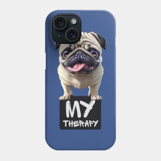 Just My Emotional Support Pug Phone Case