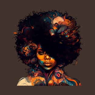 afro vintage style T-Shirt